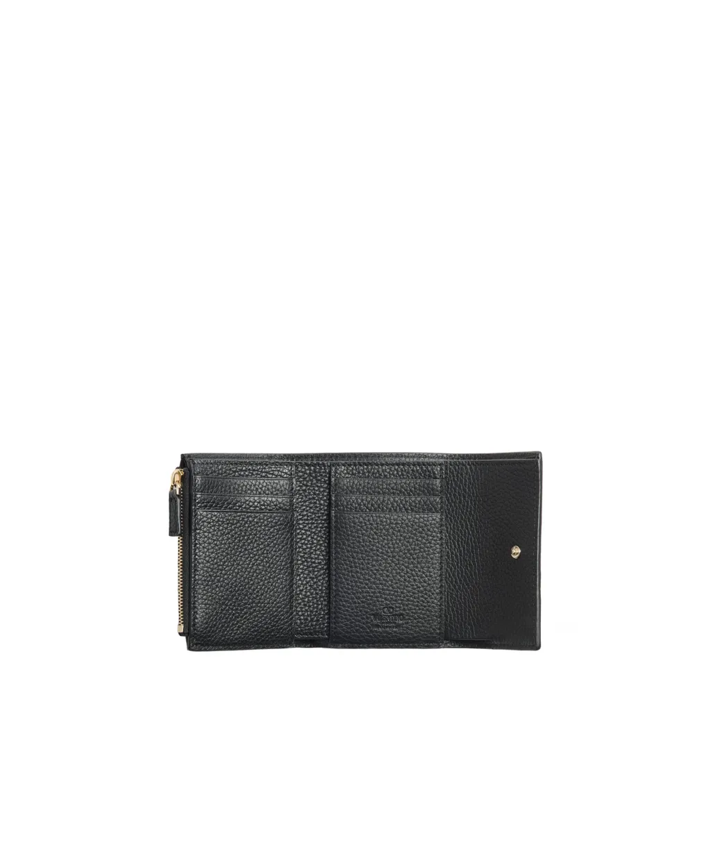 Garavani Rockstud Tri-Fold Wallet