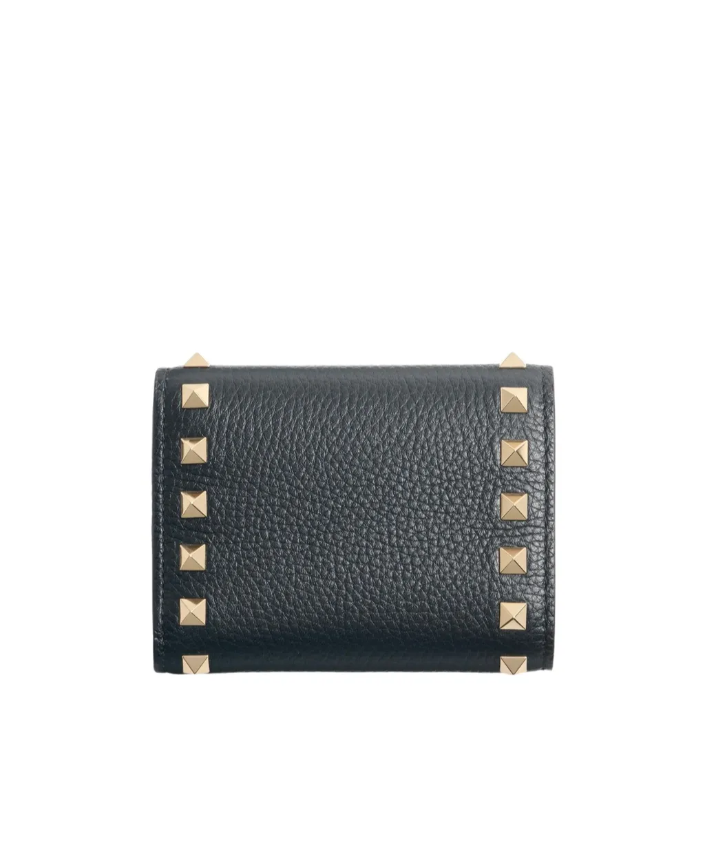Garavani Rockstud Tri-Fold Wallet