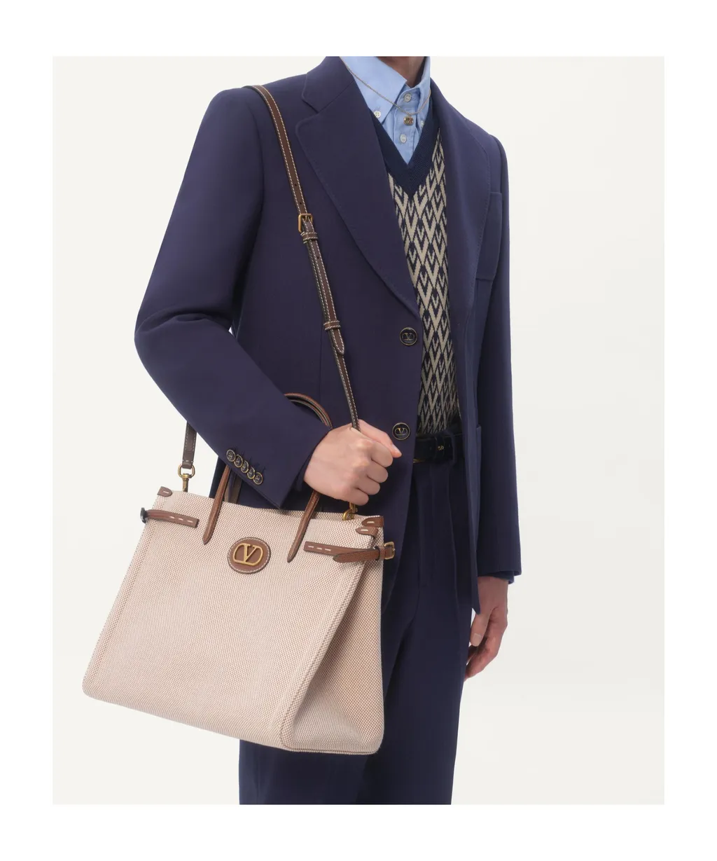 Vlogo Signature Top Handle Bag