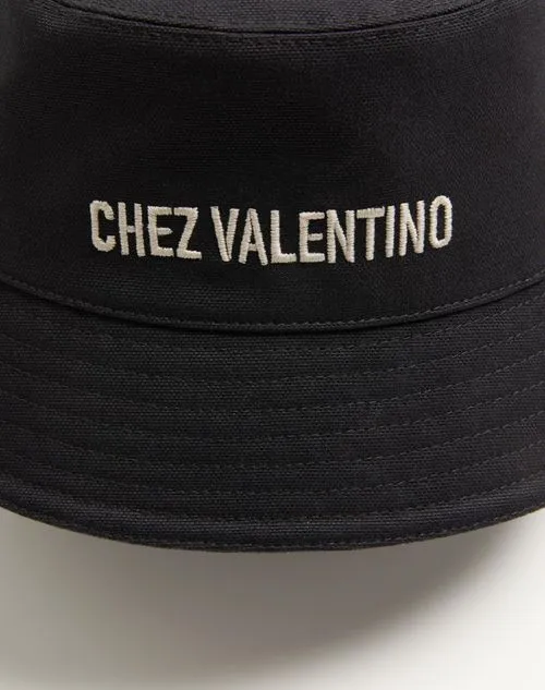 Chez Logo Embroidered Bucket Hat