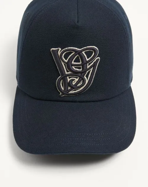 Cotton Baseball Cap With Embroidery