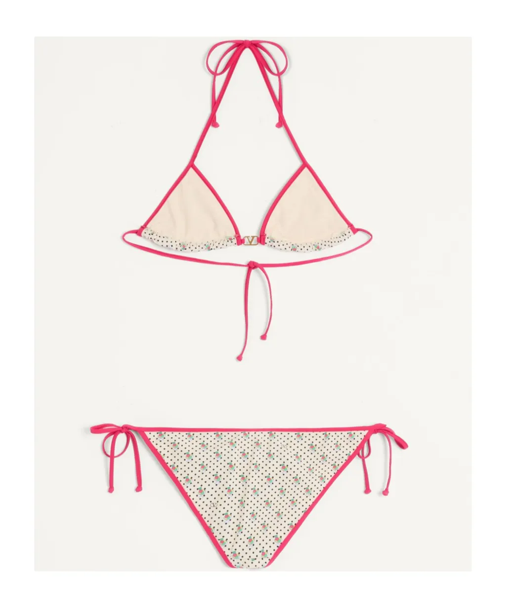 Vlogo Signature Gelatini Printed Bikini Set