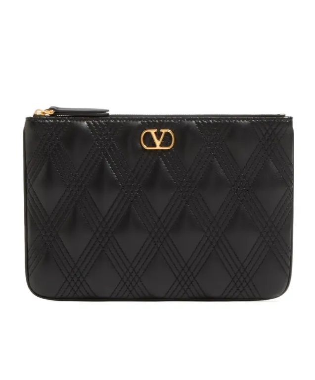 Garavani Quiltie 67 Pouch In Quilted Nappa