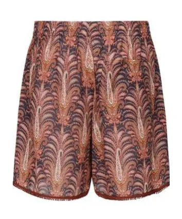 All-Over Patterned Bermuda Shorts
