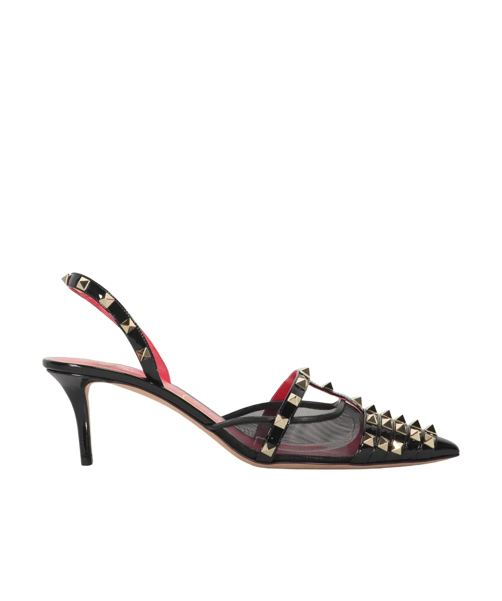 Studded High Heel Sandals