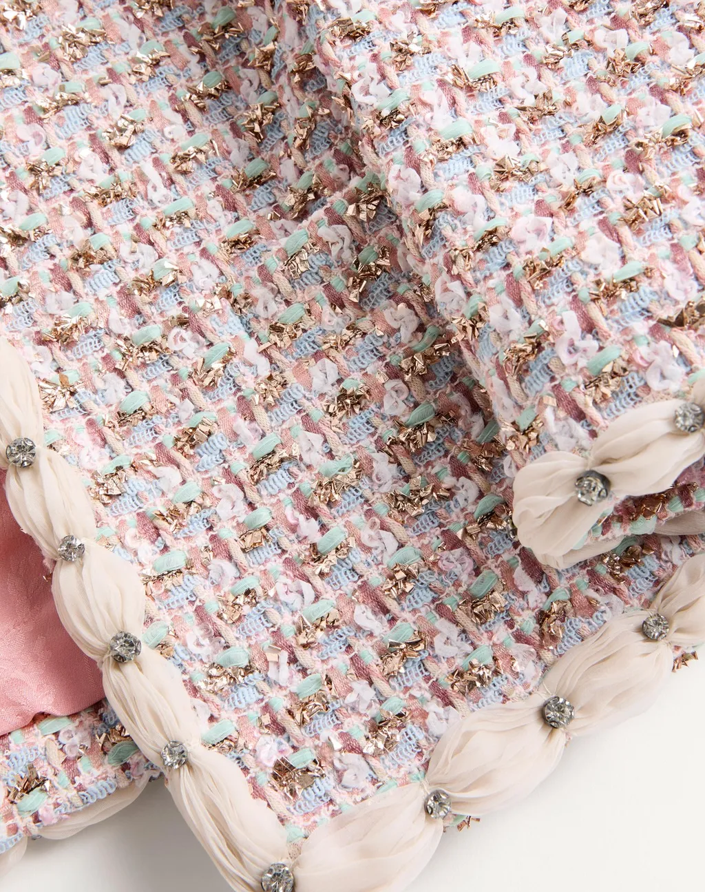 Embroidered Tweed Jacket