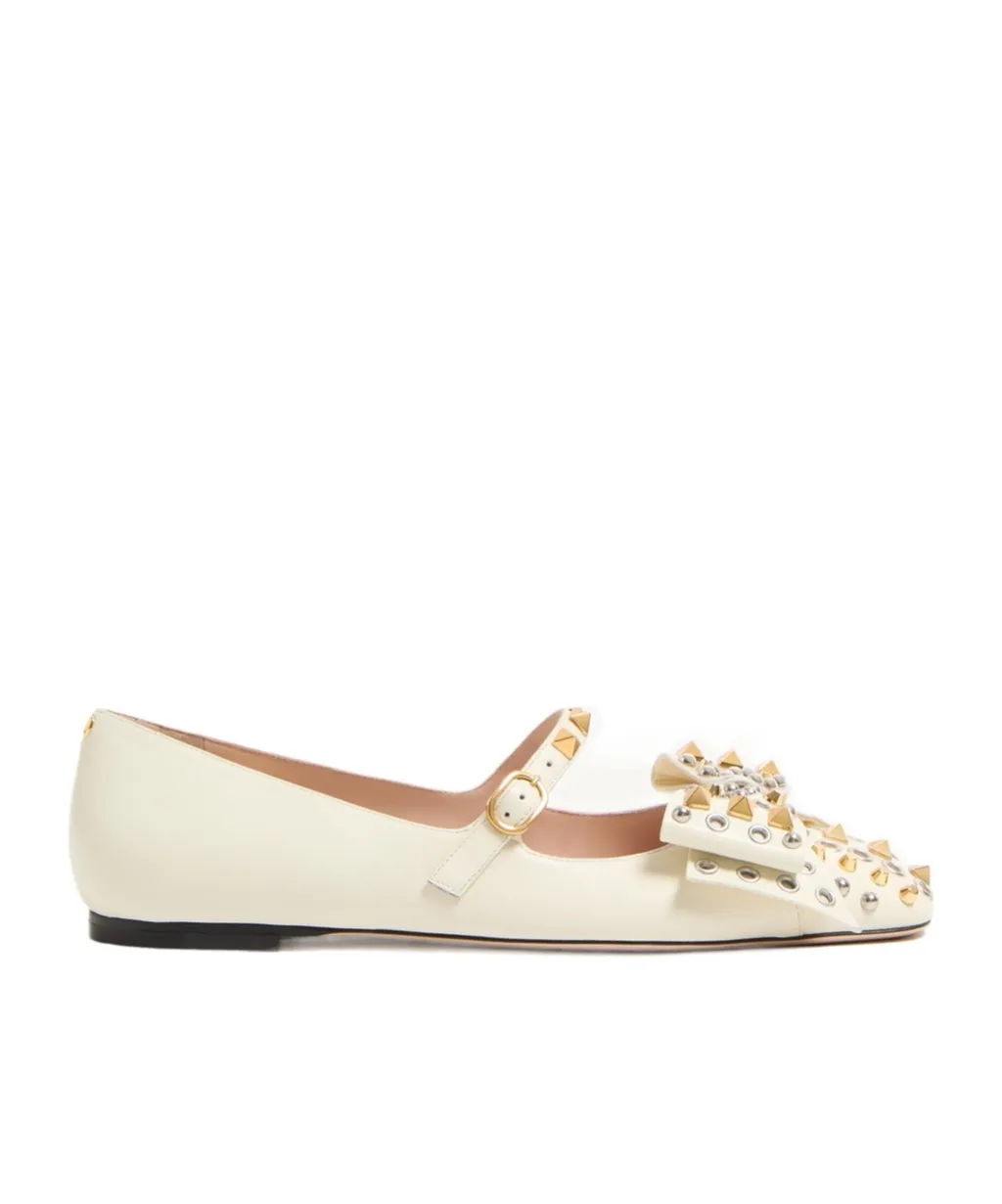Mary-Jane Bowow Ballerina With Studs