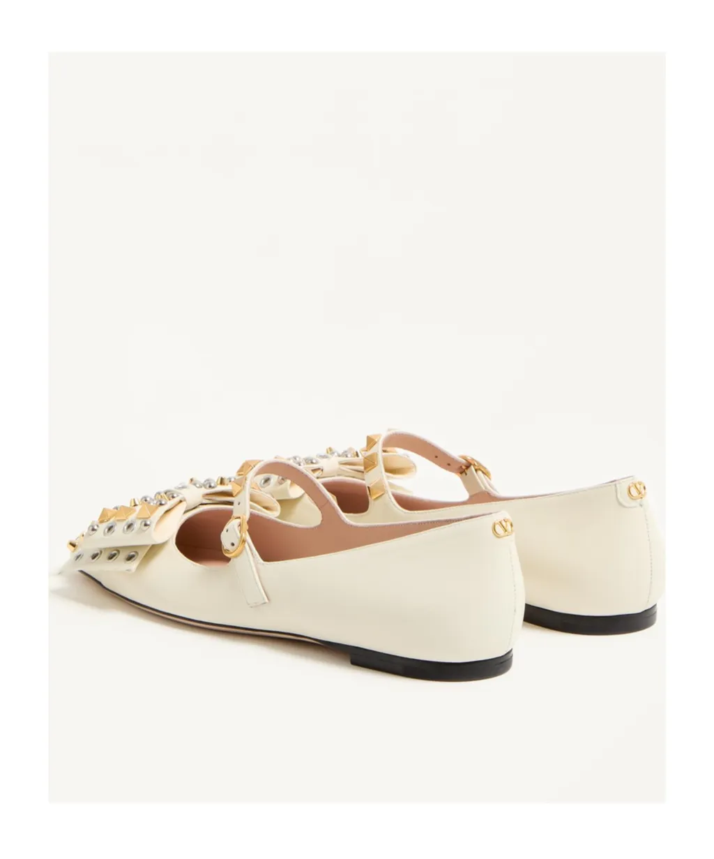 Mary-Jane Bowow Ballerina With Studs