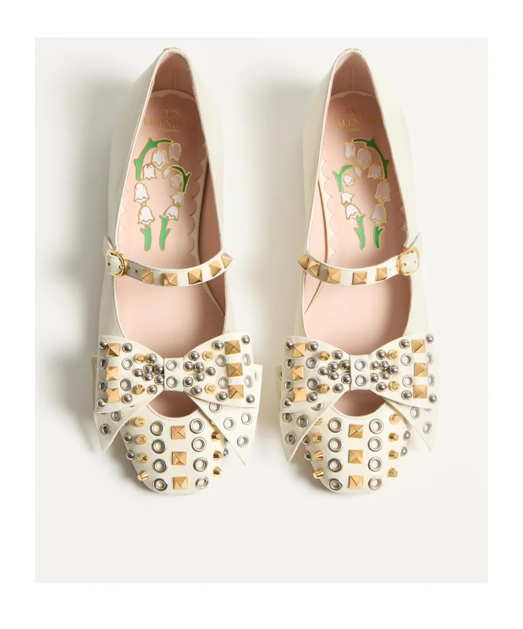 Mary-Jane Bowow Ballerina With Studs