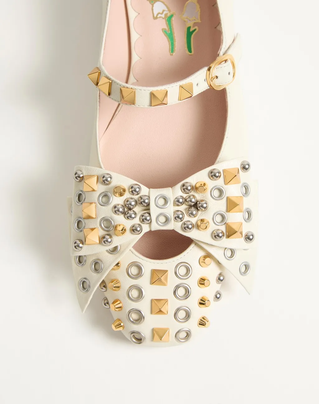 Mary-Jane Bowow Ballerina With Studs