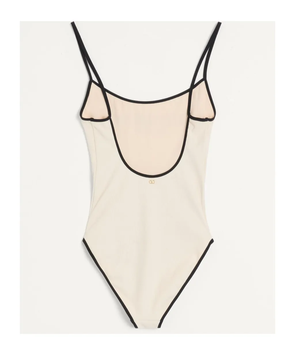 Lycra Piqué Swimsuit
