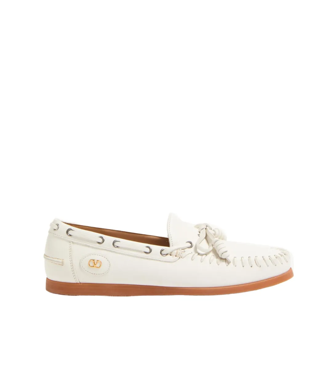Palm Avenue Bow Detailed Loafers