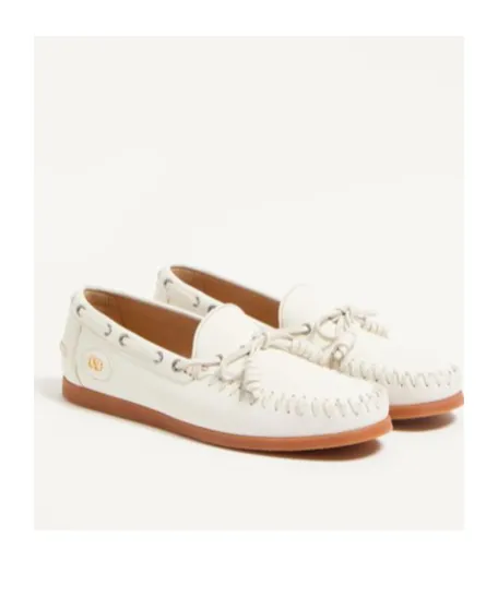 Palm Avenue Bow Detailed Loafers