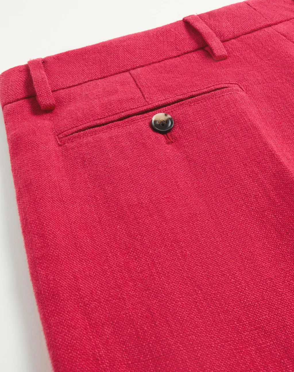 Cuffed Linen Bermuda Shorts