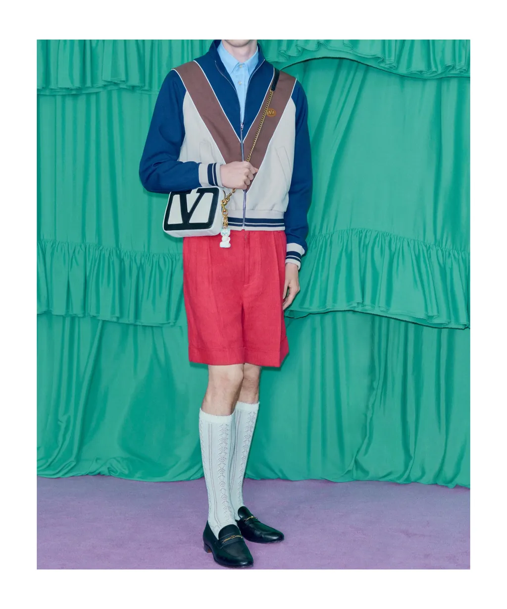 Cuffed Linen Bermuda Shorts