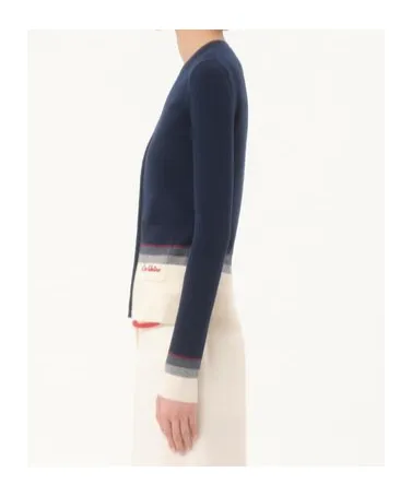 Chez V-Neck Button-Up Cardigan