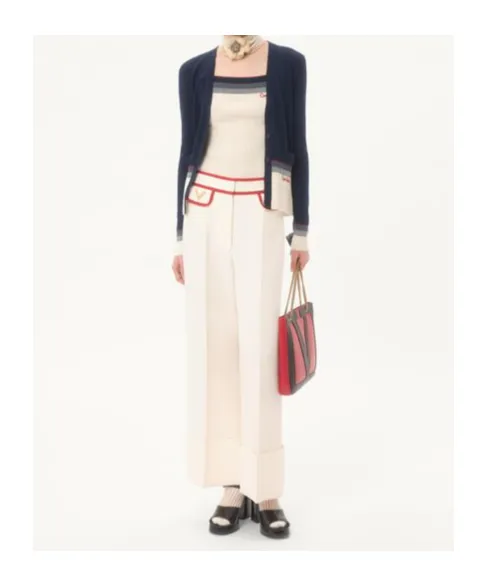 Chez V-Neck Button-Up Cardigan
