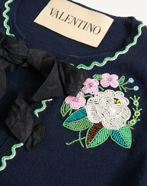 Embroidered Cardigan