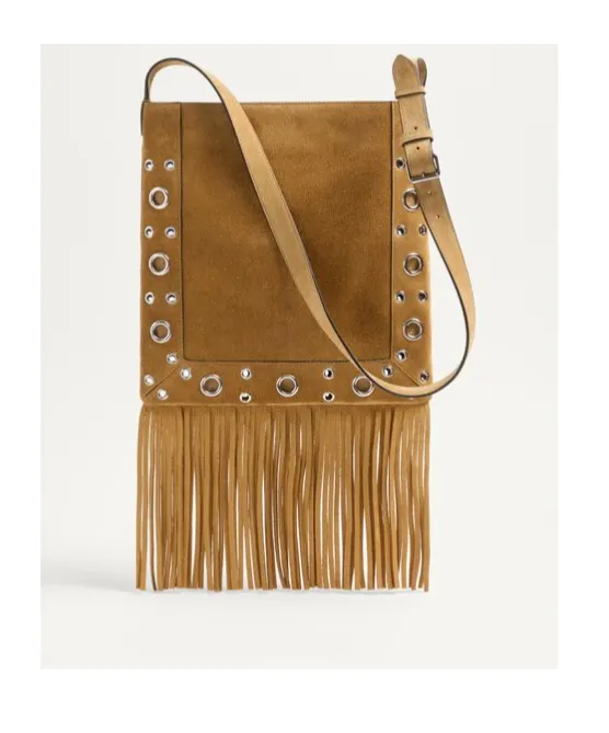 NellcÔTe Fringed Edge Shoulder Bag