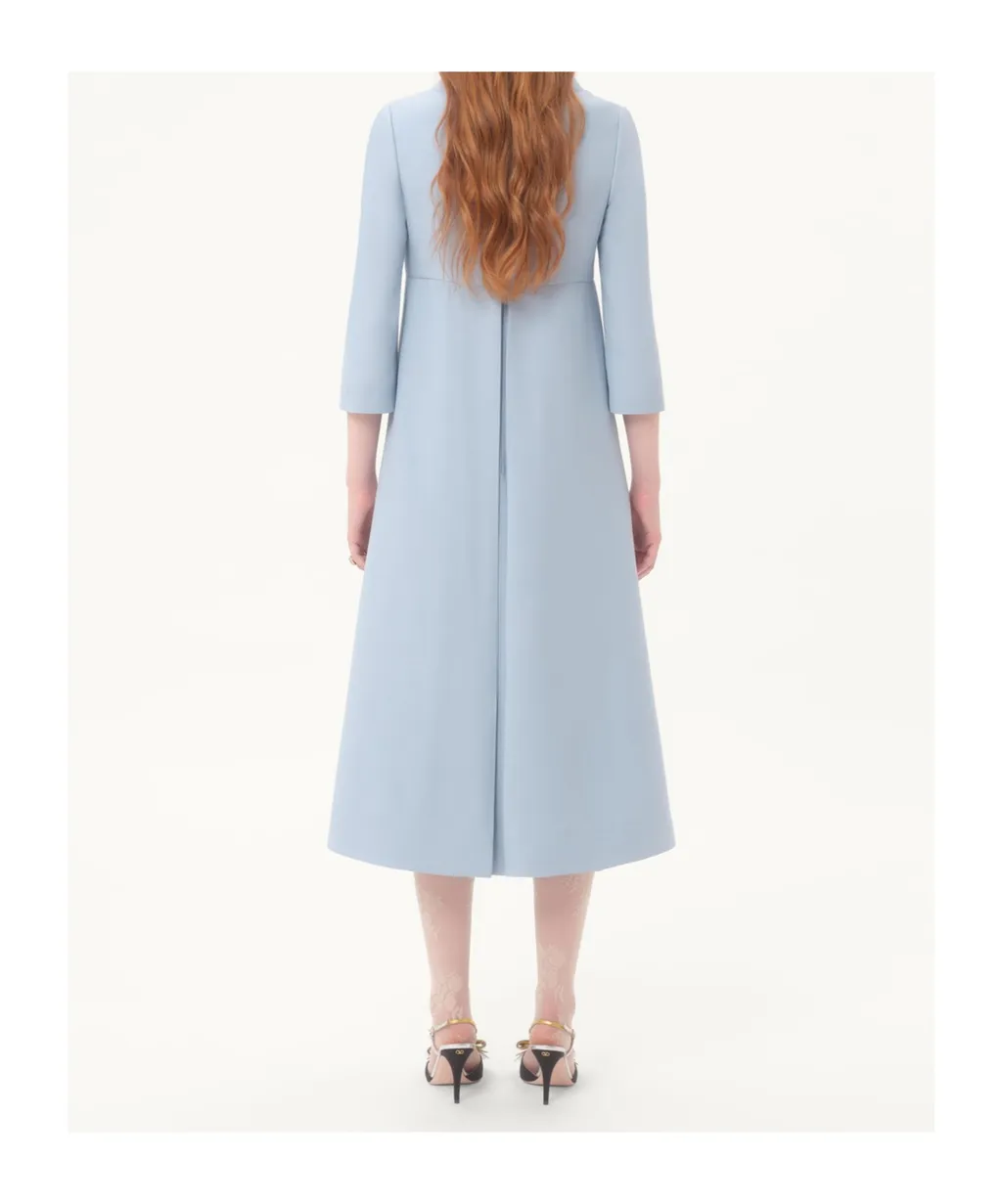Crepe Couture Midi Dress