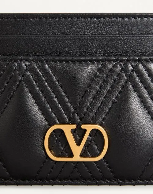 Quiltie 67 Vlogo Detail Cardholder
