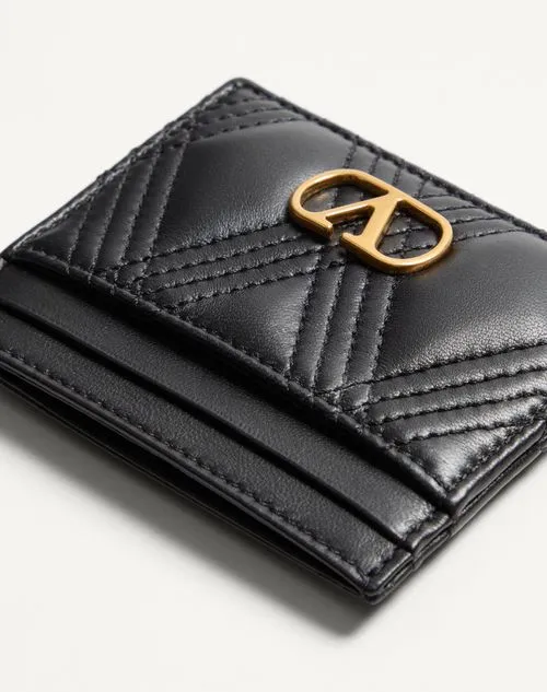 Quiltie 67 Vlogo Detail Cardholder