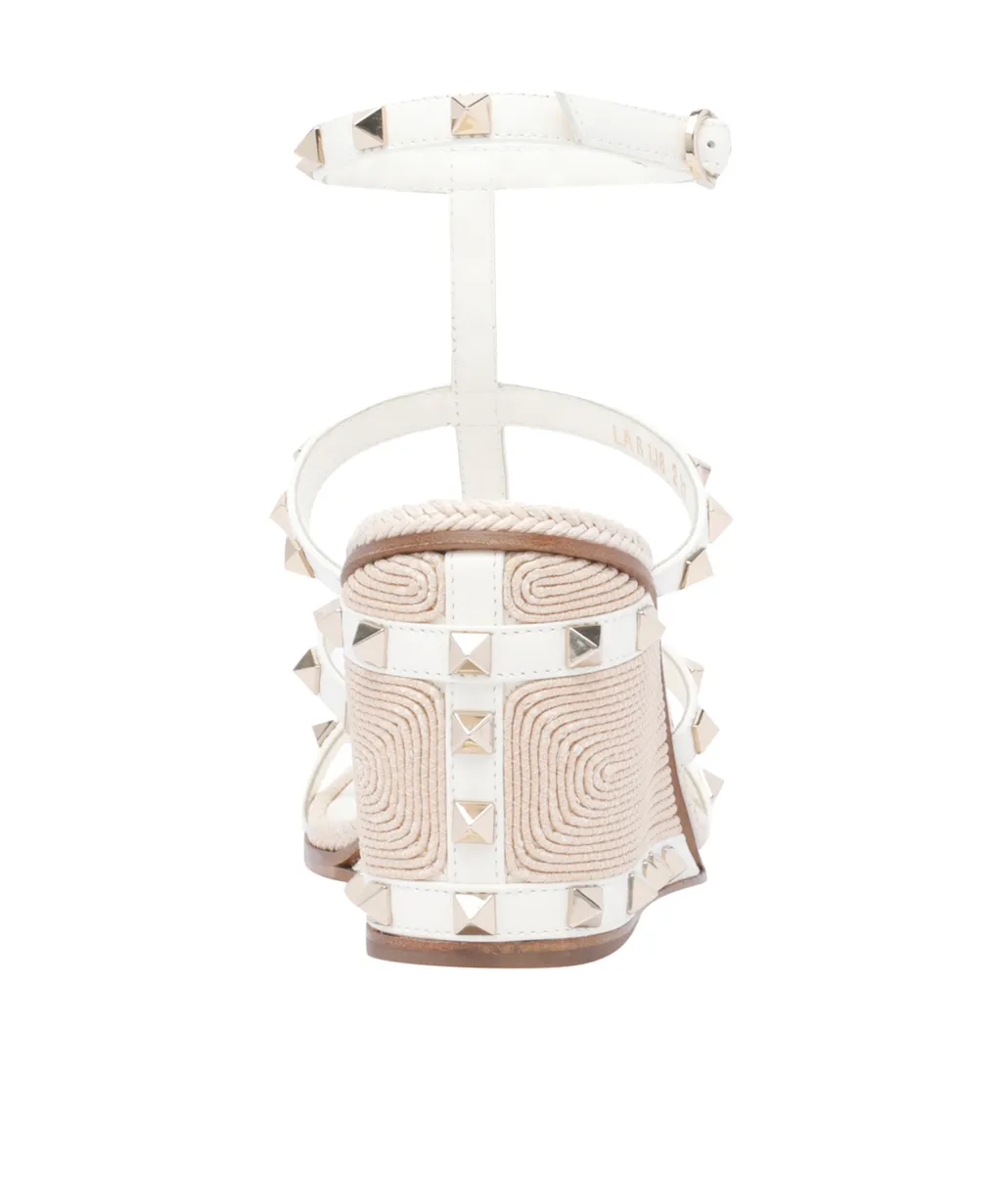 85Mm Rockstud Wedge Sandals