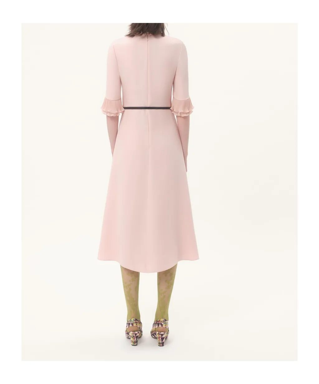 Ruffled Bow Detailed Dress
