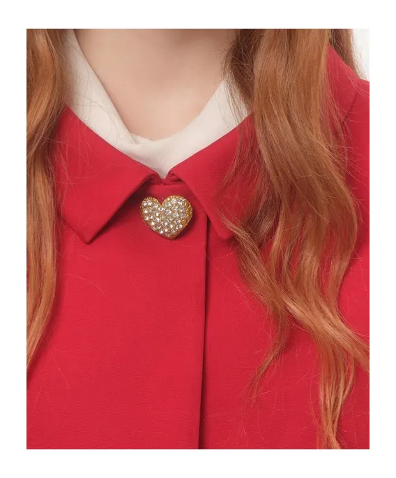 Crepe Coutre Cropped Jacket