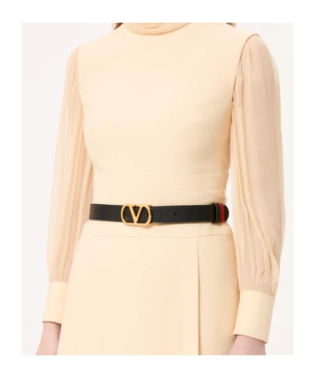 Vlogo Signature Buckled Belt