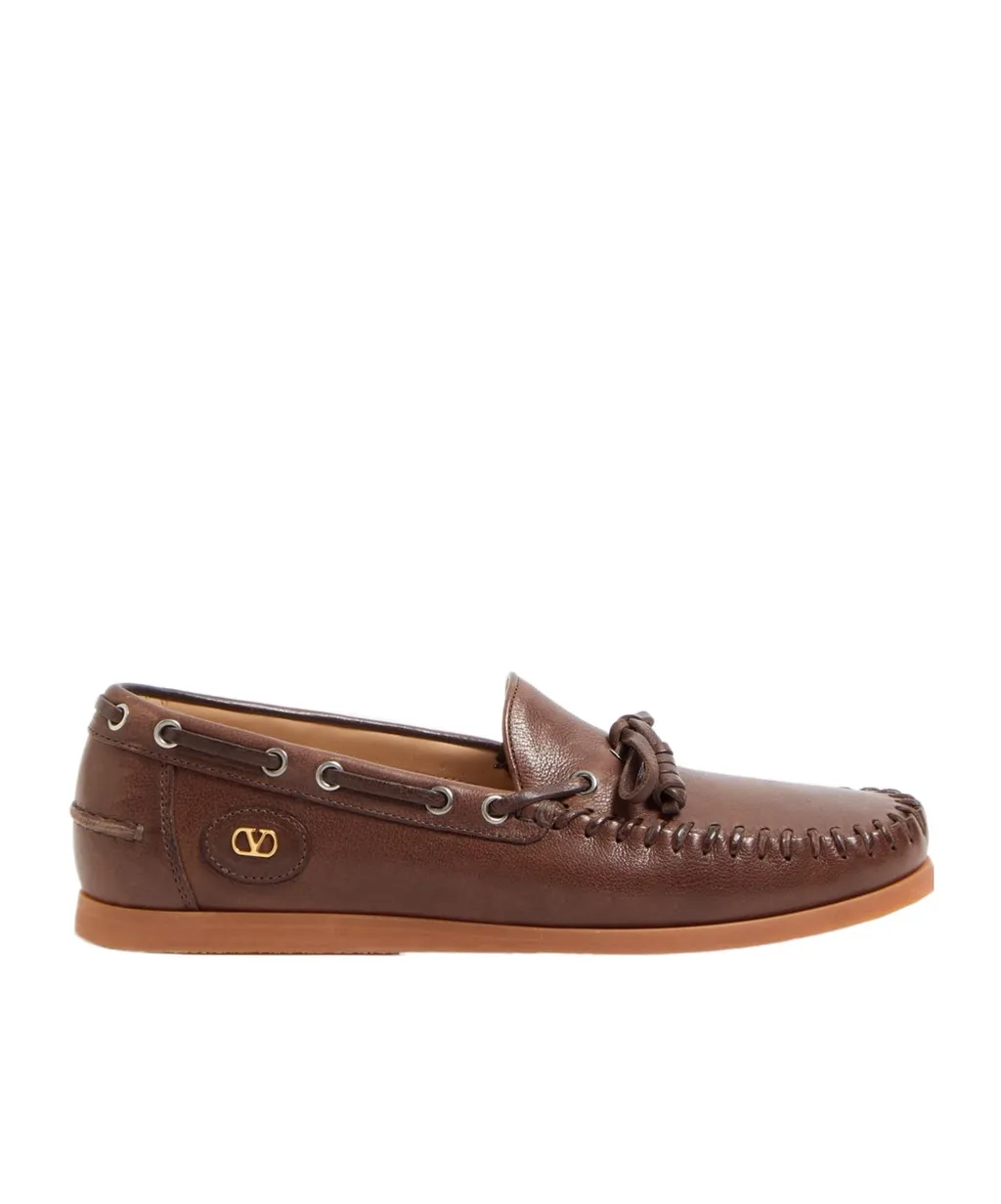 Palm Avenue Bow Detailed Loafers