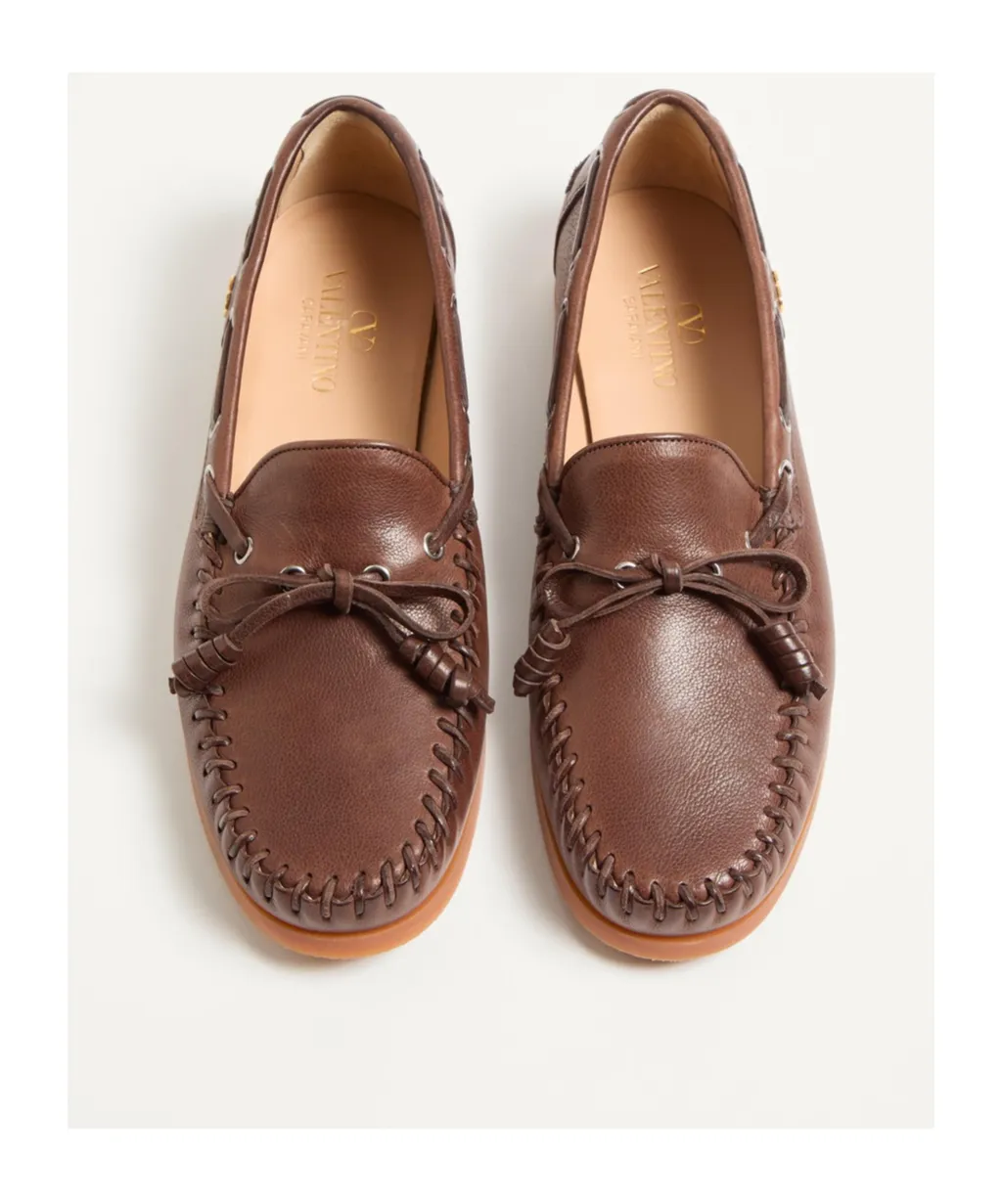 Palm Avenue Bow Detailed Loafers