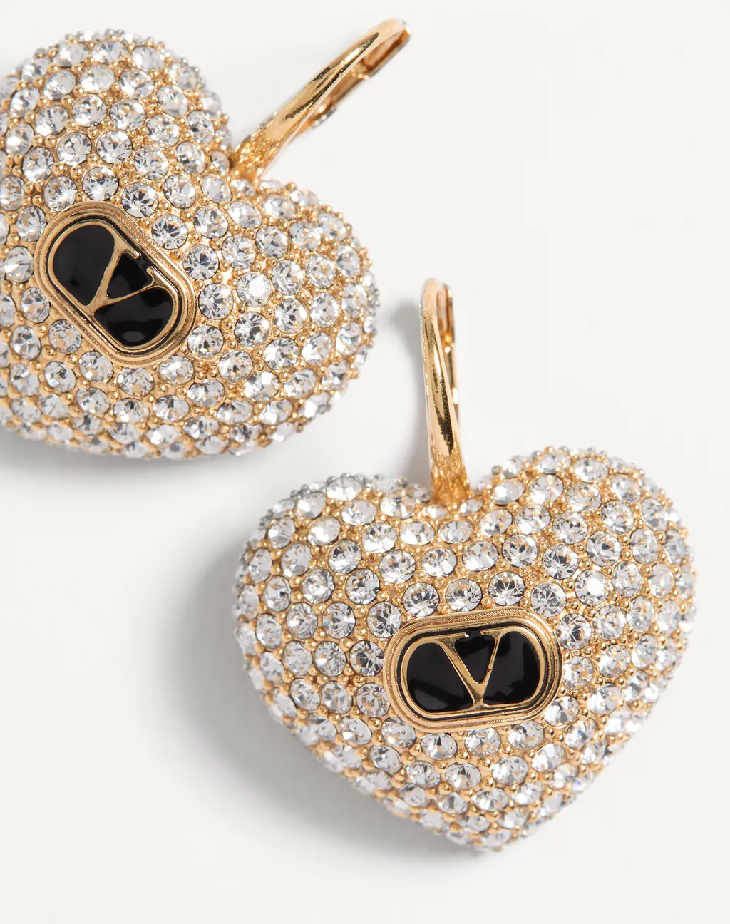 Coeur Royal Metal, Enamel And Swarovski® Crystal Earrings
