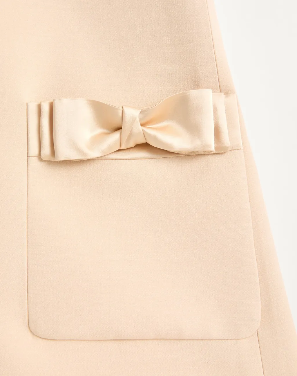 Crepe Couture Crewneck Mini Dress