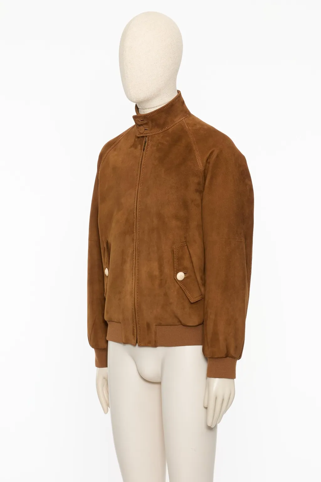 Zip-Up Mock Neck Jacket