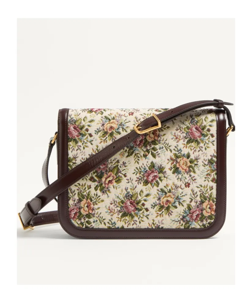 9To5 Vlogo Signature Foldover Top Shoulder Bag