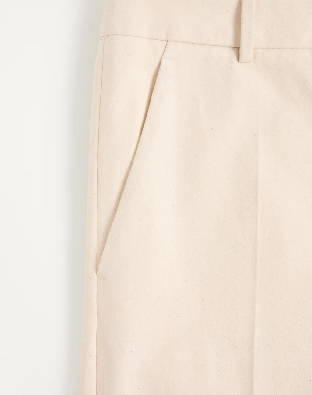 Turn-Up Hem Wide Leg Pants