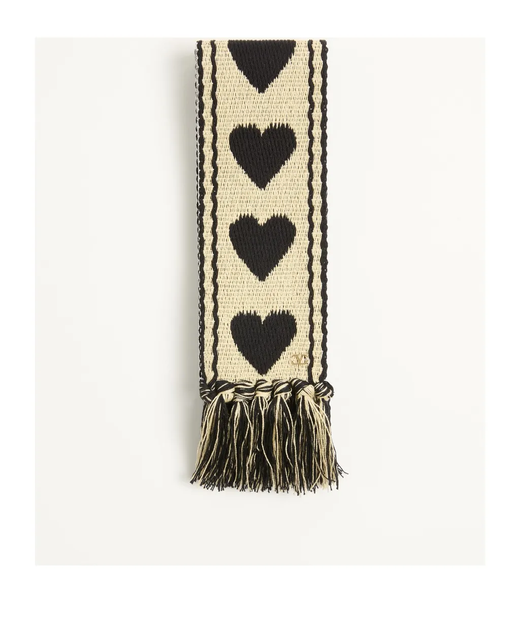 Antibes Heart Motif Scarf