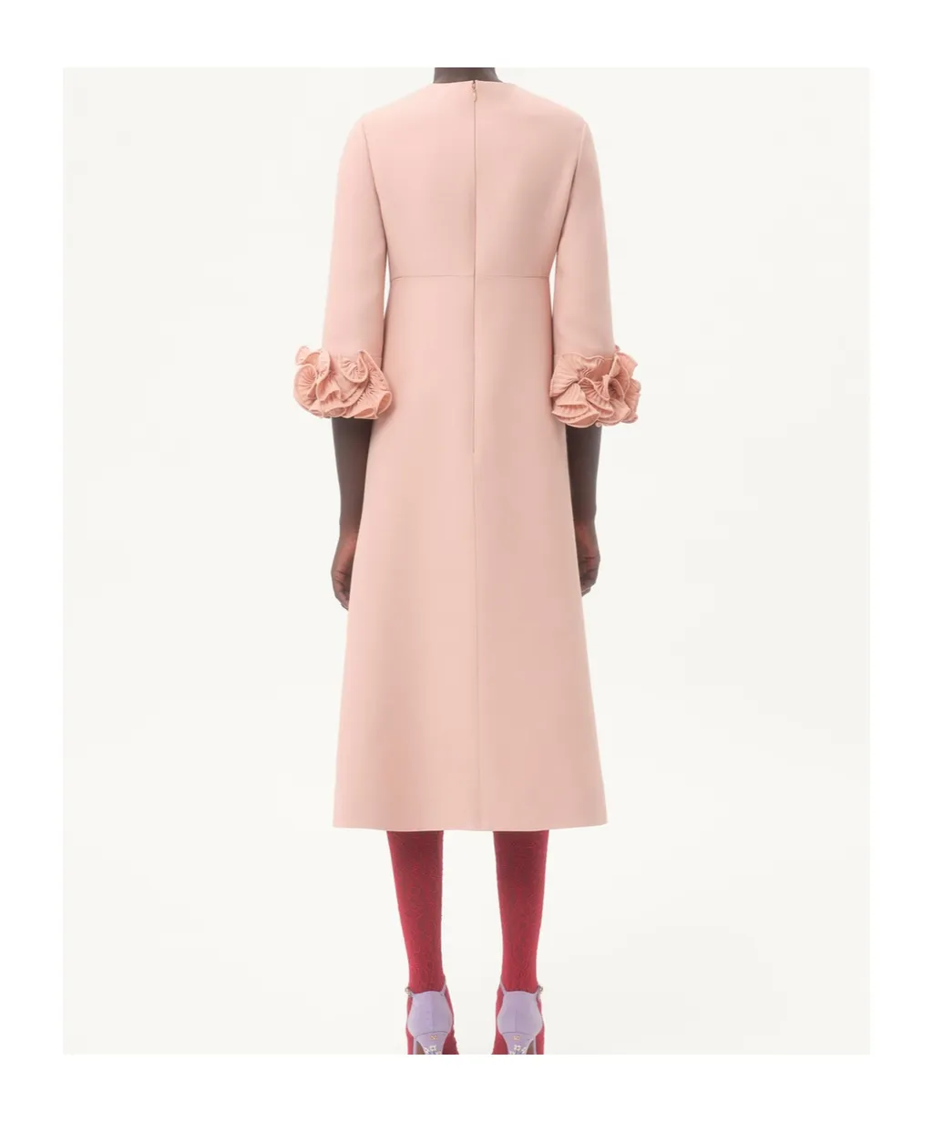 Crepe Couture Midi Dress