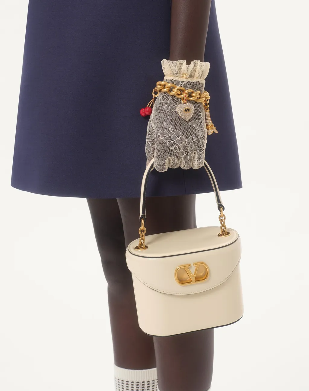 Crepe Couture Bow Embellished Mini Dress