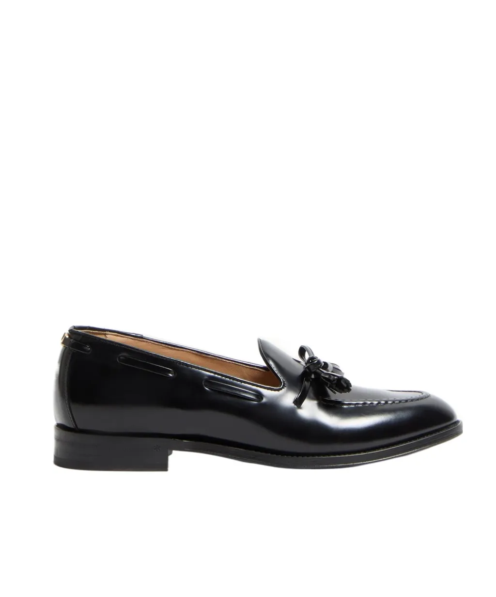 Bow Detailed Slip-On Loafers