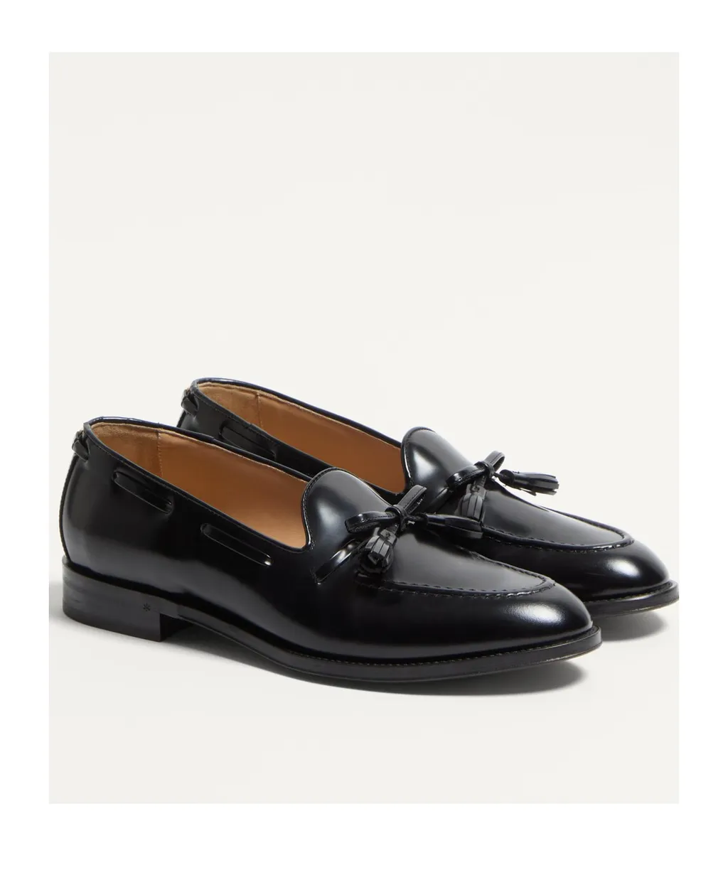 Bow Detailed Slip-On Loafers