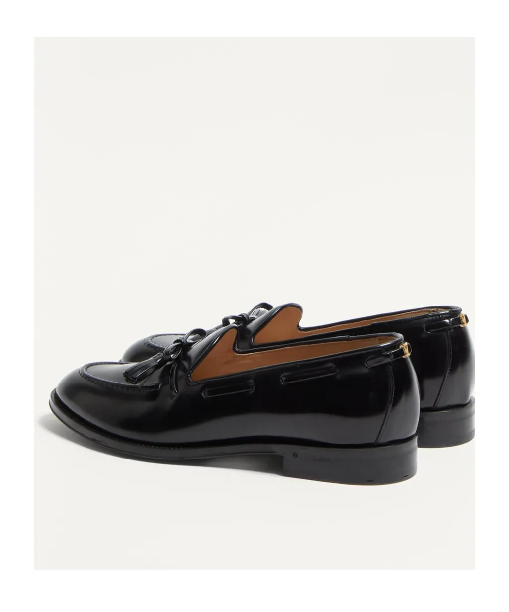 Bow Detailed Slip-On Loafers