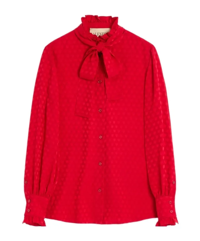 Cour De Coeur Pussy-Bow Shirt