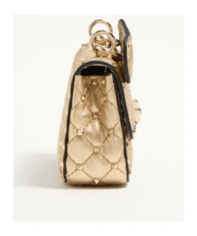 Garavani Rockstud Spike Chain-Link Small Shoulder Bag