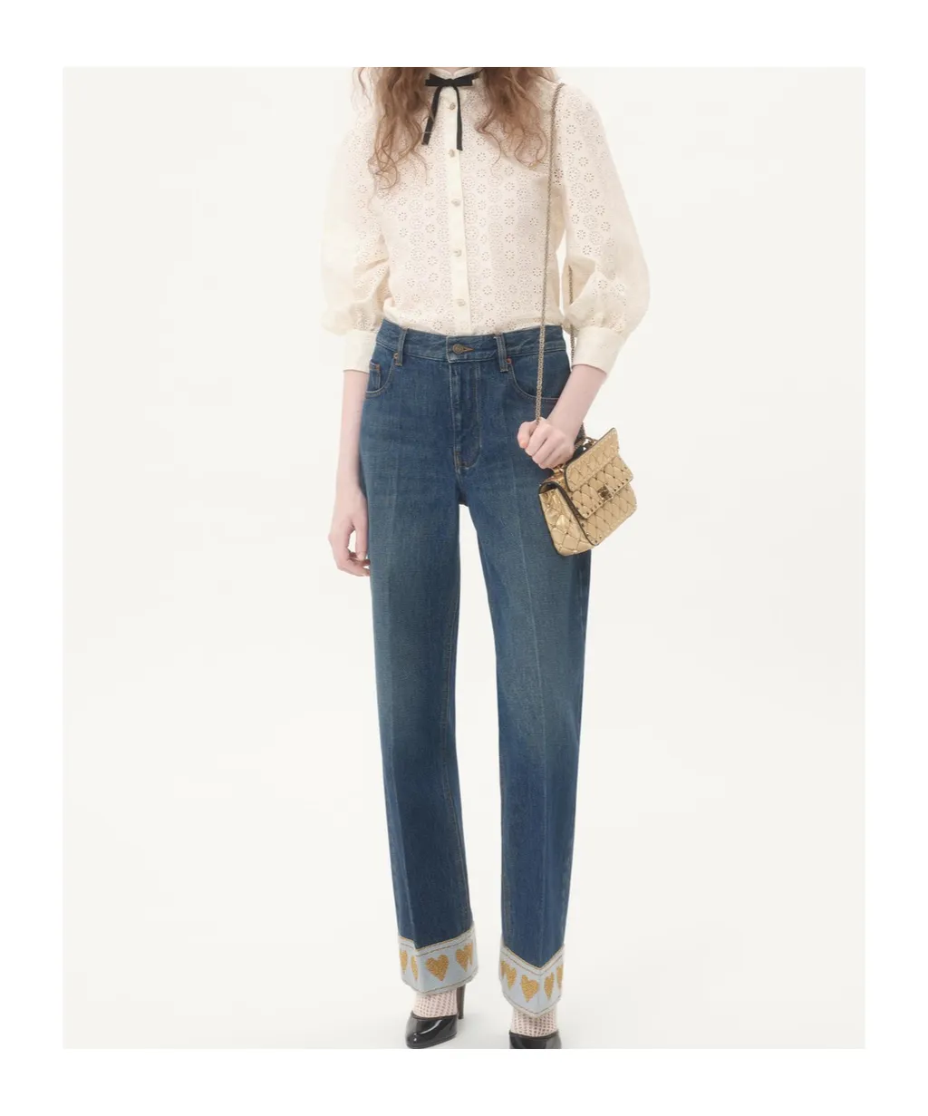 Garavani Rockstud Spike Chain-Link Small Shoulder Bag