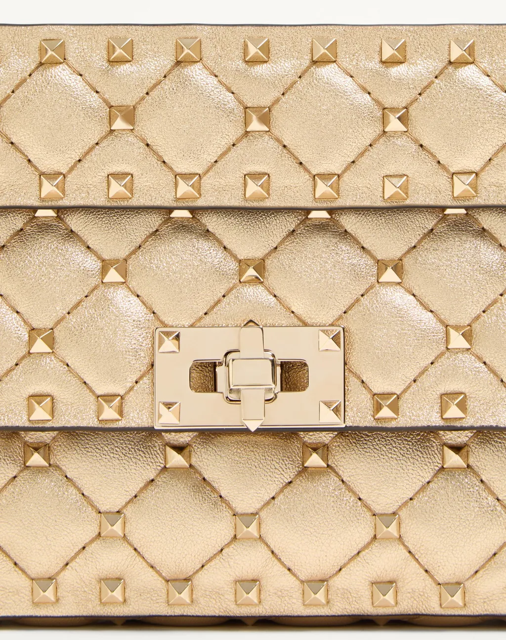 Garavani Rockstud Spike Chain-Link Small Shoulder Bag