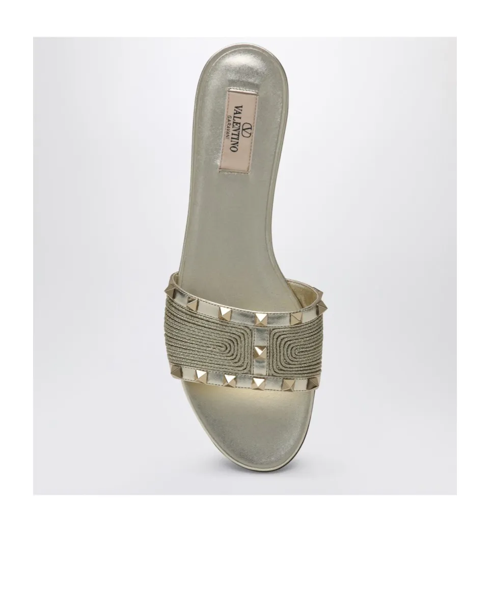 Stud Flat Sandals