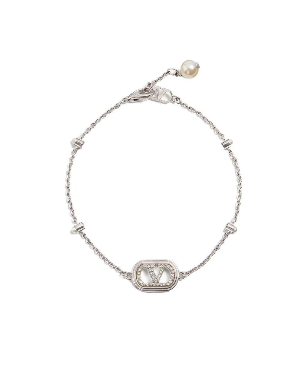 Vlogo Signature Embellished Bracelet