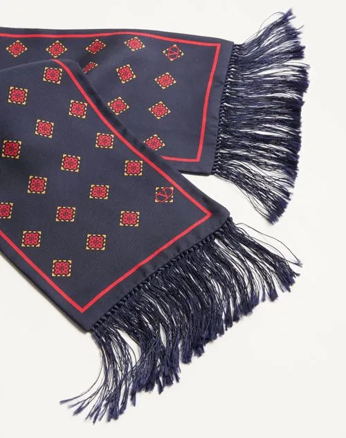 Opticool Silk Bandeau Scarf With Fringe